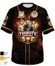 BLBA Thirsty Bowlers Golden Splatter Jersey