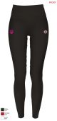 Solid Black with Pink BLBA Logo - Leggings
