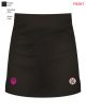 Solid Black with Pink BLBA Logo - Skort